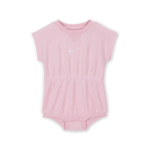 Детский ромпер Nike Essentials из жаккардовой махры, цвет: Розовый пенный
