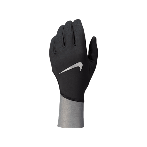 Женские беговые перчатки Nike Pacer Therma-FIT средней плотности, цвет: Чёрный