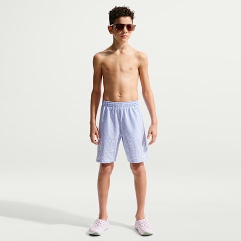 Детские плавательные шорты Nike Swim Breaker для мальчиков, рифлёные, 7, цвет: Синий