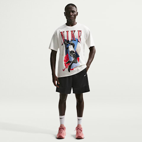 Мужские баскетбольные шорты Nike Dri-FIT, цвет: Чёрный / Белый