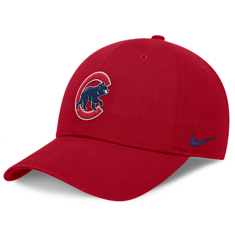Мужская регулируемая бейсболка Nike Chicago Cubs Evergreen Club MLB, цвет: Красный