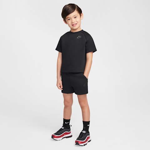 Детский комплект Nike из 2 предметов со свитшотом, цвет: Чёрный