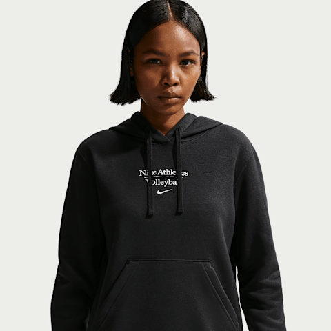 Женское волейбольное худи Nike, цвет: Чёрный