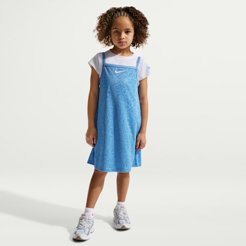 Детские платья Nike Move With Nature 2-Piece Dress Set, цвет: Синий