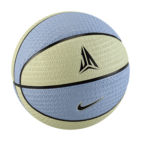 Мяч Nike Ja Playground 8P Basketball для детей, цвет: Кислотно-жёлтый / Кобальтовый