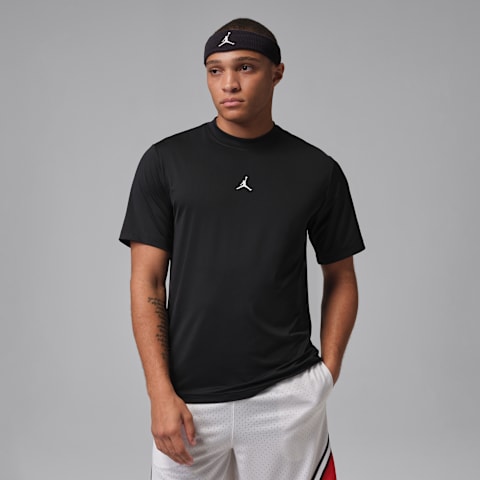 Мужская футболка Jordan Sport Essentials Dri-FIT с коротким рукавом, цвет: Чёрный