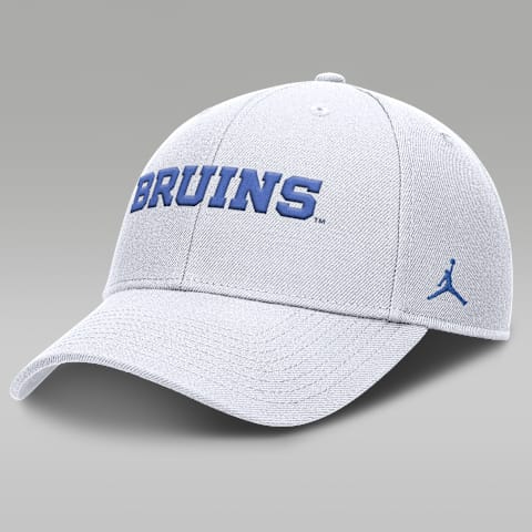 Мужская регулируемая кепка-тракер Jordan Brand Ucla On-Field Rise Gameday Dri-FIT, цвет: Белый