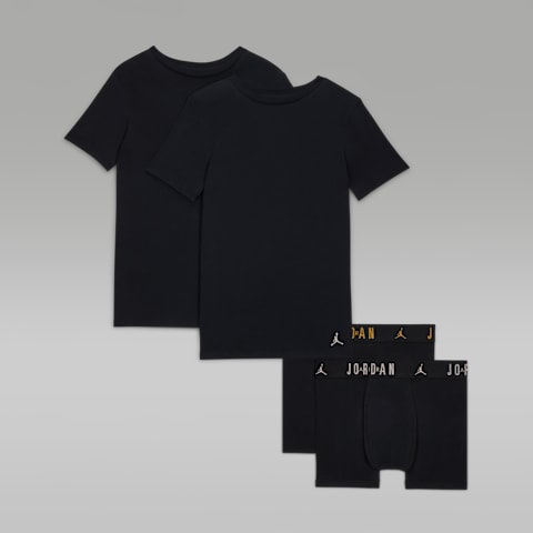 Детский комплект Jordan Basics из 4 предметов, цвет: Чёрный