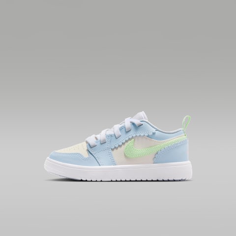 Детские кроссовки Jordan 1 Low Alt SE, цвет: Синий / Молочный