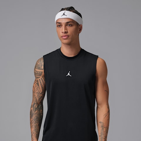 Мужской топ Jordan Sport Essentials Dri-FIT Sleeveless, цвет: Чёрный