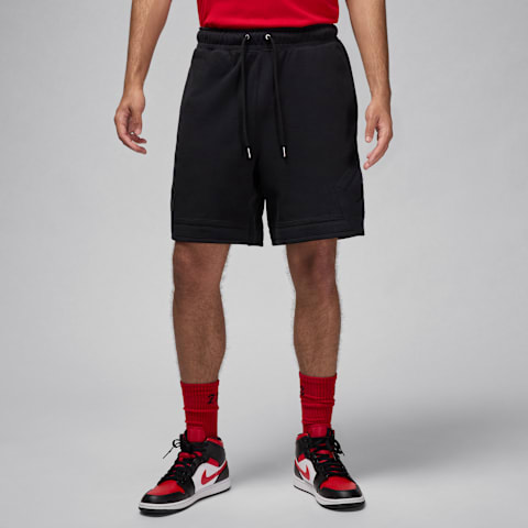 Мужские флисовые шорты Jordan Flight Diamond, цвет: Чёрный