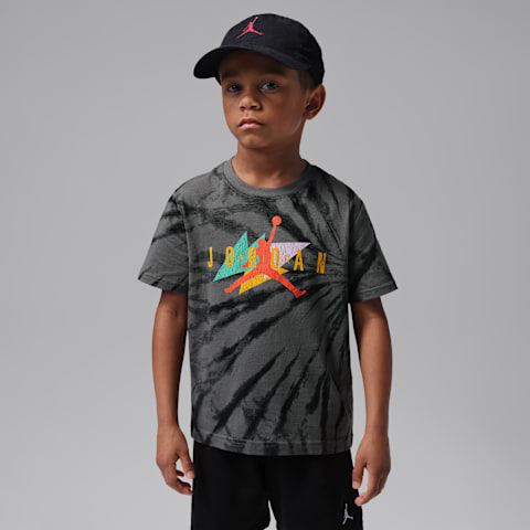 Детская футболка Jordan Geo Tie Dye, цвет: Железный серый