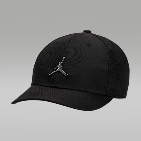 Детская кепка Jordan Metal Jumpman с изогнутым козырьком, цвет: Чёрный
