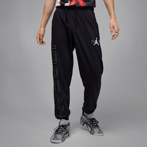 Мужские флисовые брюки Jordan Sport Crossover, цвет: Чёрный / Дымчатый серый
