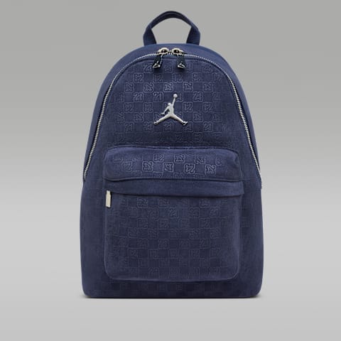 Рюкзак Jordan Suede Monogram (23.5L), цвет: Полуночный тёмно-синий