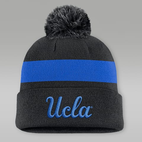 Мужская шапка-бини с отворотом Jordan Brand Ucla Peak, цвет: Чёрный