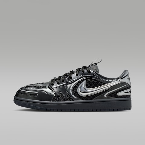 Женские кроссовки Air Jordan 1 Low Method of Make, цвет: Чёрный / Белый