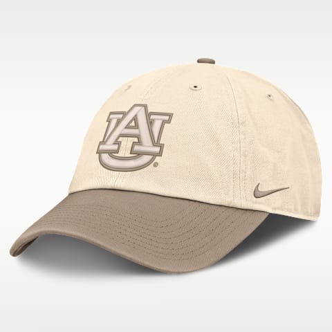 Мужская регулируемая бейсболка Nike Auburn Natural Club College, цвет: Натуральный / Хаки