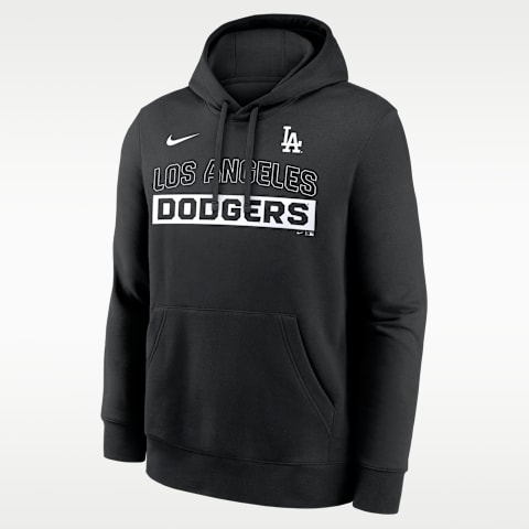 Мужское худи Nike MLB Los Angeles Dodgers Club, цвет: Чёрный