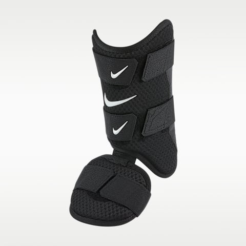 Детская защита ноги бейсбольного бьющего Nike Diamond, для левши, цвет: Чёрный