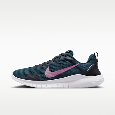 Женские кроссовки Nike Flex Experience Run 12 Road Running, цвет: Тёмно-синий / Чёрный
