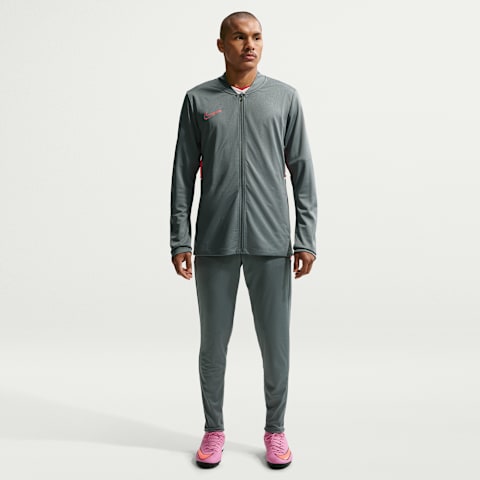 Мужские комплекты Nike Academy Dri-FIT Soccer Tracksuit, цвет: Дымчатый серый / Белый