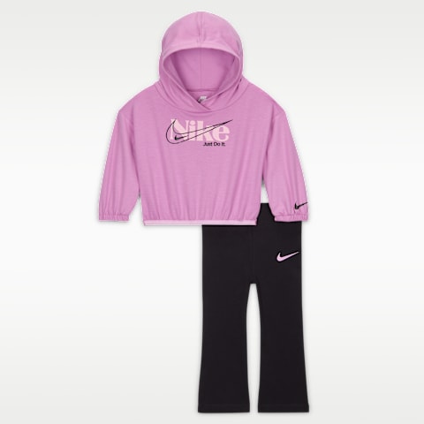 Детские леггинсы Nike Move With Nature Toddler 2-Piece Leggings Set, цвет: Чёрный