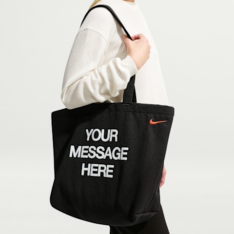 Женская сумка Nike Heritage (22L), цвет: Чёрный / Белый
