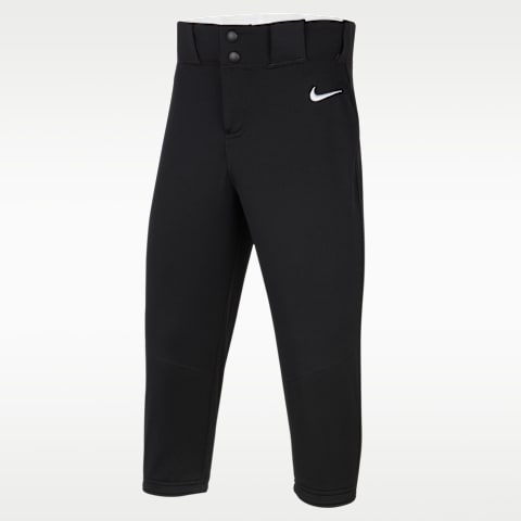 Детские брюки для софтбола Nike Vapor Select 2 для девочек, цвет: Чёрный / Белый