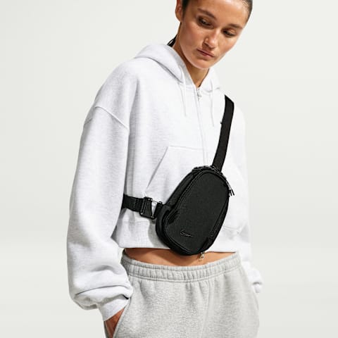 Женская сумка Nike Commute Crossbody (1L), цвет: Чёрный / Антрацитовый