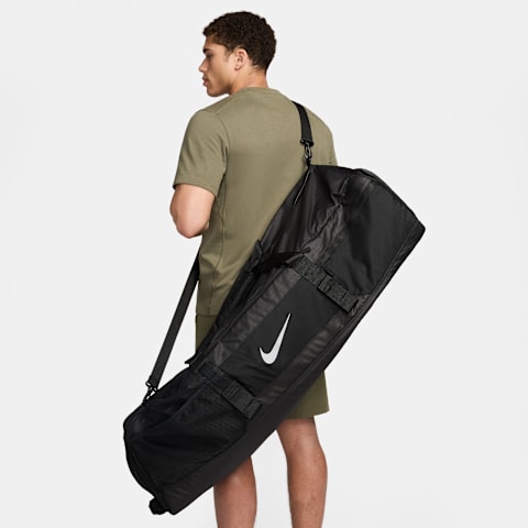 Спортивная сумка для лакросса Nike Shield, 112 л, цвет: Чёрный