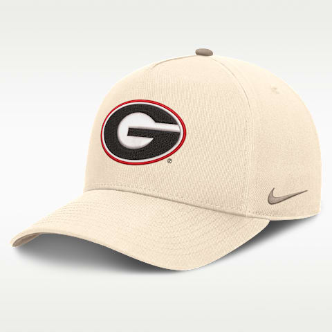 Мужская регулируемая кепка Nike Georgia Rise Dri-FIT A-Frame, цвет: Натуральный / Хаки