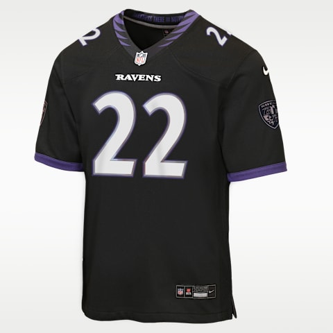 Детский топ Nike Derrick Henry Baltimore Ravens Game Jersey, цвет: Чёрный