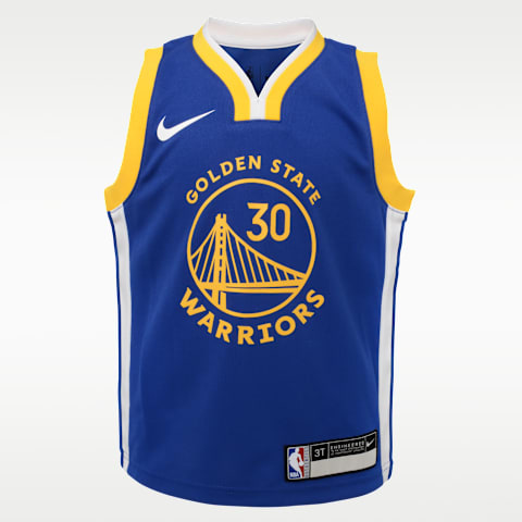 Детское боди Nike Golden State Warriors Stephen Curry Icon Edition NBA для малышей, цвет: Королевский синий