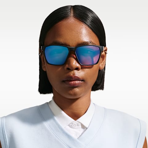 Солнцезащитные очки Nike Maverick Team Road Tint, цвет: Чёрный / Синий