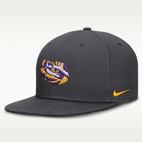 Мужская бейсболка Nike Dri-FIT College LSU Pro, цвет: Антрацитовый