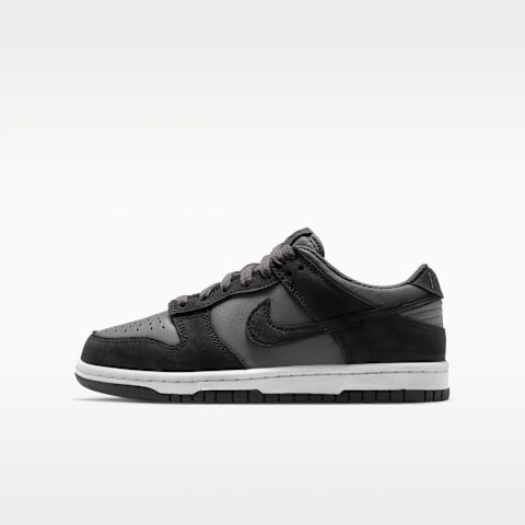 Детские кроссовки Nike Dunk Low SE, цвет: Средний пепельный / Белый