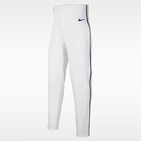 Детские бейсбольные брюки Nike Vapor Select 2 с кантом, цвет: Белый / Тёмно-синий