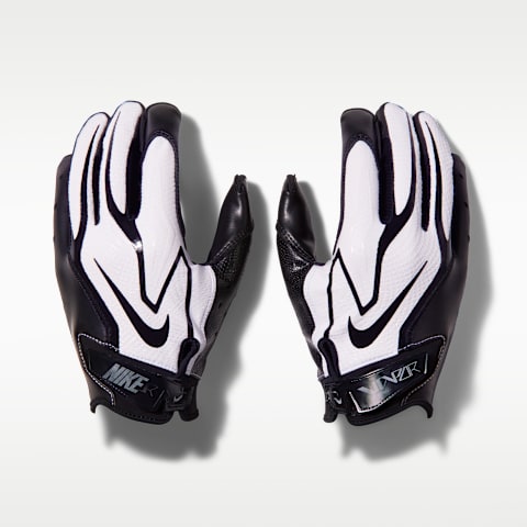 Перчатки для американского футбола Nike Vapor Jet для любой погоды, 1 пара, цвет: Белый / Чёрный