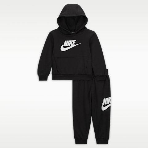 Комплект для малышей Nike Club Fleece из 2 предметов, 12-24 мес, цвет: Чёрный