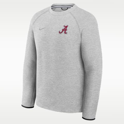 Мужской флисовый свитшот Nike Alabama Tech Fleece College, цвет: Серый