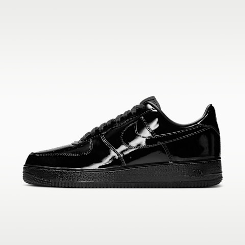 Мужские кроссовки Nike Air Force 1 '07 Patent Leather, цвет: Чёрный