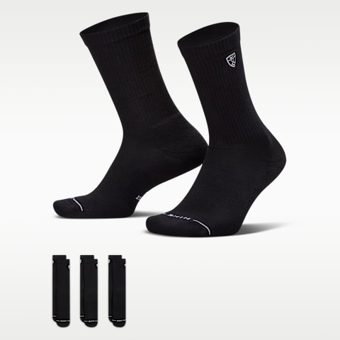 Носки Everyday Elevated Golf для мужчин, низкие, 3 шт. — Nike, цвет: Чёрный