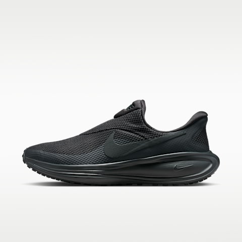 Мужские беговые кроссовки Nike Revolution 8 EasyOn, цвет: Антрацитовый / Чёрный