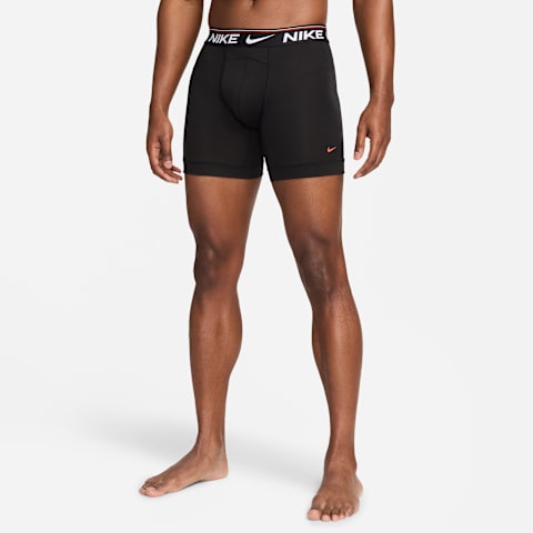 Мужские трусы-боксеры Nike Ultra Comfort Dri-FIT, набор из 3 шт, цвет: Чёрный