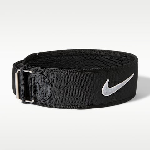 Атлетический пояс Nike, цвет: Чёрный / Белый