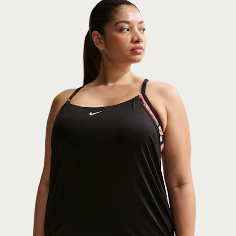 Купальник Tankini — Nike, цвет: Чёрный