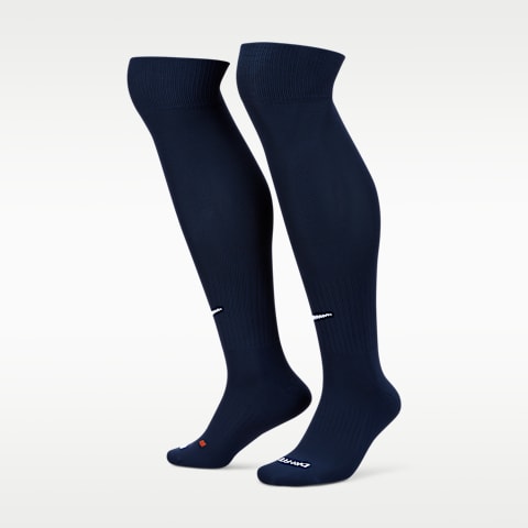 Носки Classic для мужчин, с амортизацией, высокие — Nike, цвет: Тёмно-синий / Белый