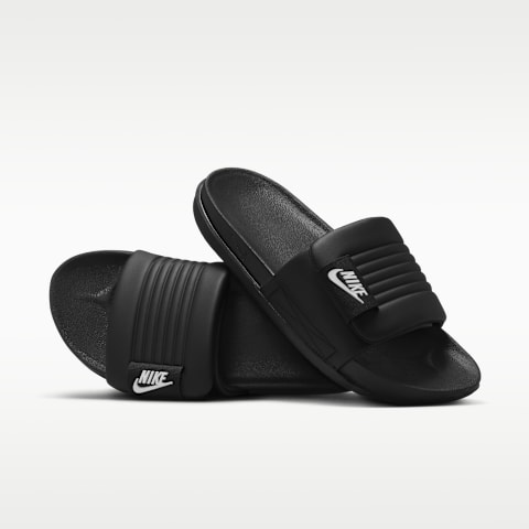 Женские сандалии Nike Offcourt Adjust, цвет: Чёрный / Белый