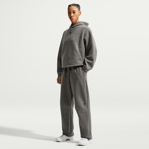 Женские баскетбольные брюки Nike Kobe Dri-FIT, цвет: Чёрный меланжевый / Чёрный